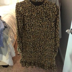 Cheetah print dress